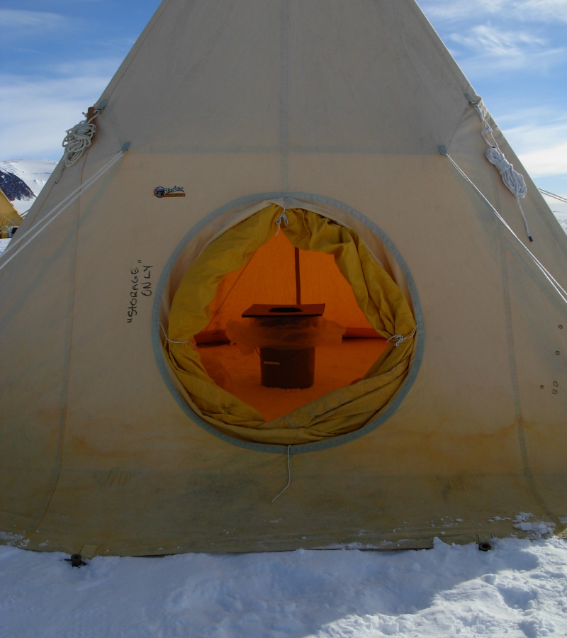 Mother of invention; a new toilet seat made from cardboard to replace the one that was lost.