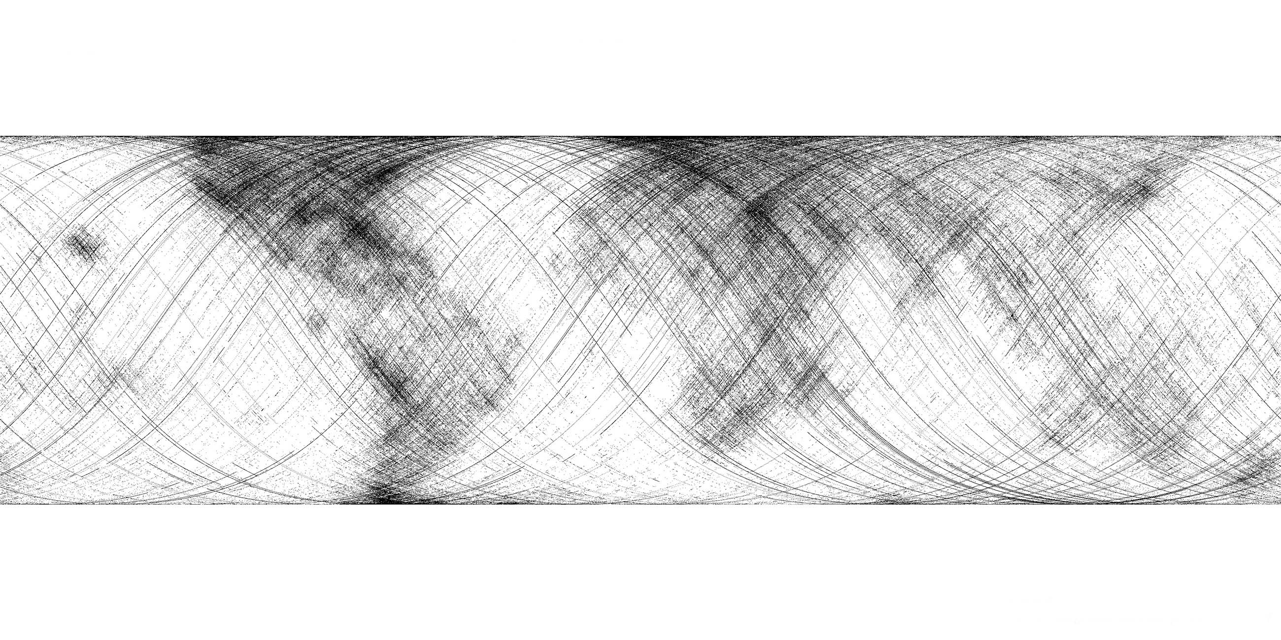 Data mining the Space Station image database in unusual ways; starting with a completely blank map of the Earth, a friend of Gardener’s plotted a small dot at the location of our spacecraft for every photo that has been taken on Space Station (1,129,117 photographs as of March 2013).  There is no information about what the photo was taken of, simply the fact that some one did.  Surprising details emerge where the outline of all the major continents are visible.  There are nearly blank areas such as the Amazon basin and the Congo; these regions are always cloudy so we do not tend to take many photographs there (data presentation by Nathan Bergay, Portland State University).